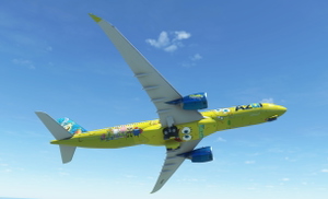 SpongeBob Azul Eco livery (PR-BOB) A330-900Neo Headwind [8K] thumbnail 9