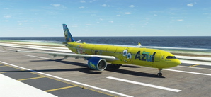 SpongeBob Azul Eco livery (PR-BOB) A330-900Neo Headwind [8K] thumbnail 2
