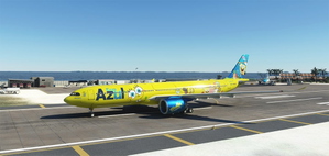 SpongeBob Azul Eco livery (PR-BOB) A330-900Neo Headwind [8K] thumbnail 3