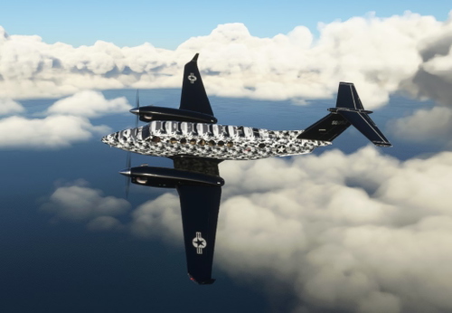 Beechcraft King Air 350i US Army Grey Camouflage