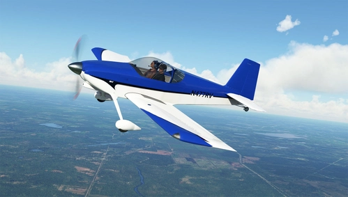 Blue and Black Livery for Deejing Van's RV7