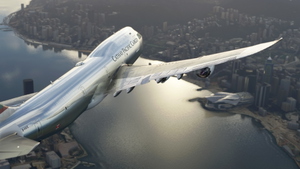 Boeing 747-8 Cathay Pacific Cargo Bare Metal [No Text Mirroring]  thumbnail 6