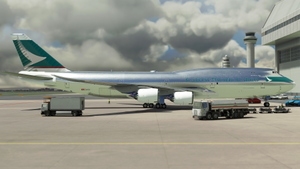 Boeing 747-8 Cathay Pacific Cargo Bare Metal [No Text Mirroring]  thumbnail 10
