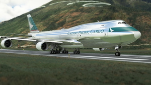 Boeing 747-8 Cathay Pacific Cargo Bare Metal [No Text Mirroring]  thumbnail 3