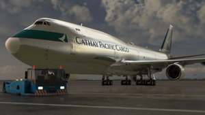Boeing 747-8 Cathay Pacific Cargo Bare Metal [No Text Mirroring]  thumbnail 9