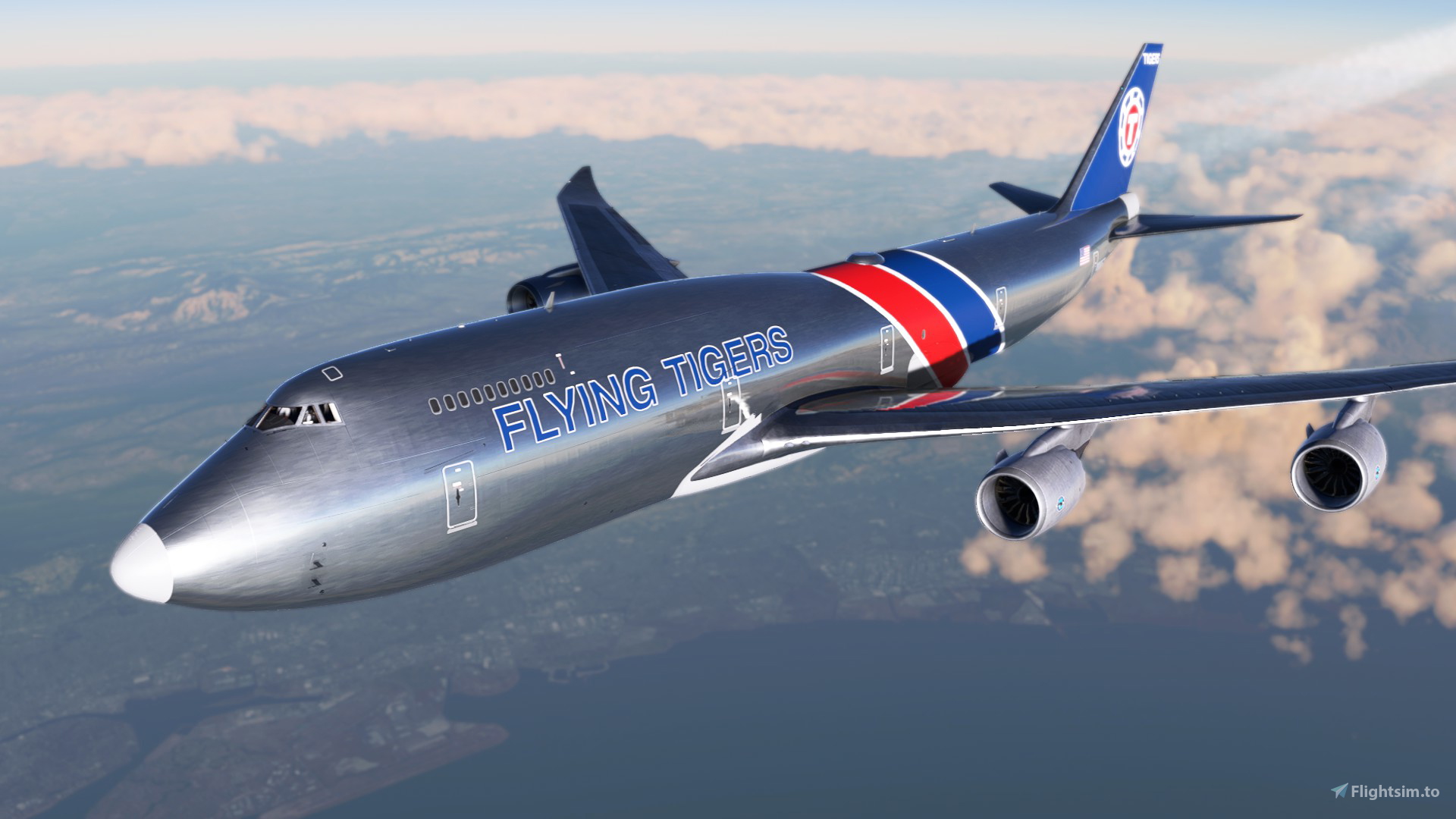 Boeing 747-8 Flying Tigersl [No Text Mirroring] のために Microsoft