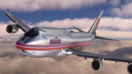 Boeing 747-8 Hawaiian Airlines (Fictional) [No Text Mirroring] 