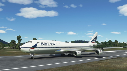 Boeing 747-8i Delta Widget 4K [No mirroring]