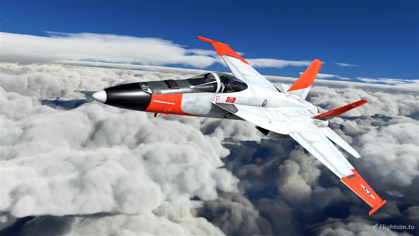 Boeing F/A-18E Super Hornet VX-31 China Lake "Dust Devils" Microsoft Flight Simulator