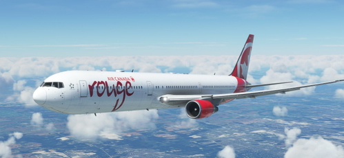 CaptainSim 767-400 - Air Canada Rouge [8K]