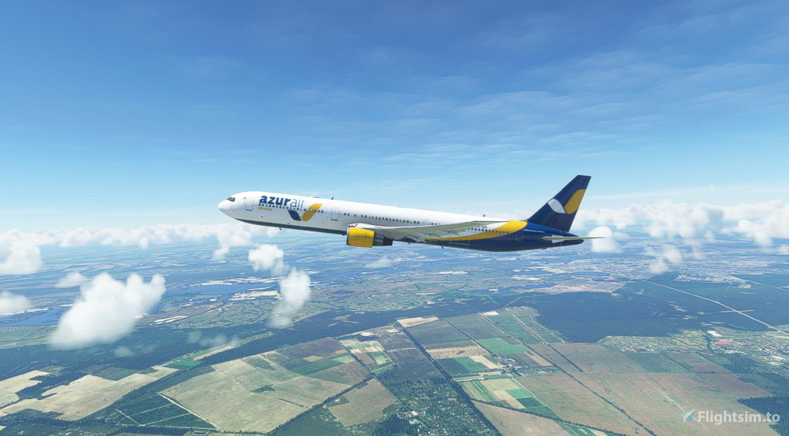 CaptainSim 767-400 - Azur Air Ukraine [8K Ficitional] for