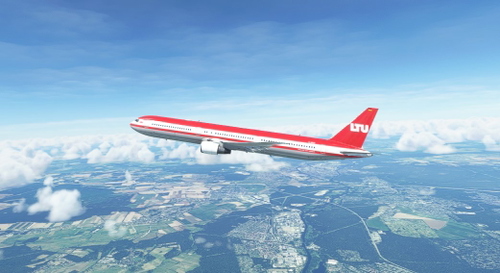 CaptainSim 767-400 - LTU (old livery) [8K Fictional]