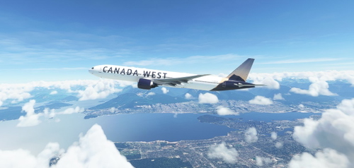 CaptainSim 777-300 - Canada West [8K Fictional]