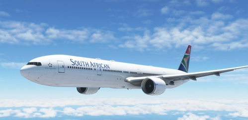 CaptainSim 777-300 South African Airways [8K Fictional]