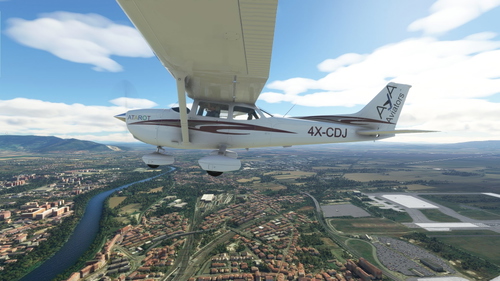  cessna 172 classic 4X-CDJ livery 