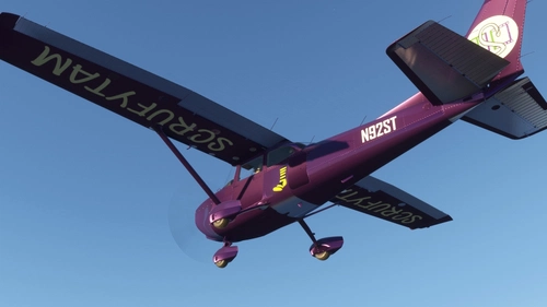 Cessna 172 Steam Gauges and G1000 "scrufytam" livery 