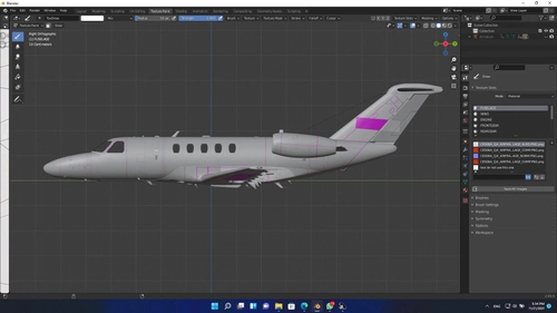 Cessna Citation CJ4 Ready To Paint Blender