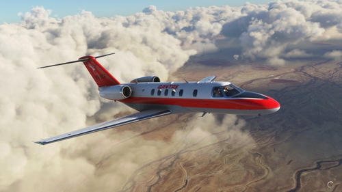 CJ4 QANTAS RETRO ROO 1 (Variation 2)
