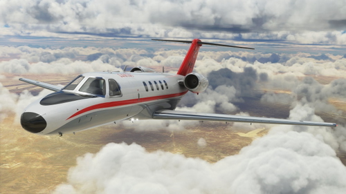 CJ4 QANTAS RETRO ROO 2 (Variation 1)