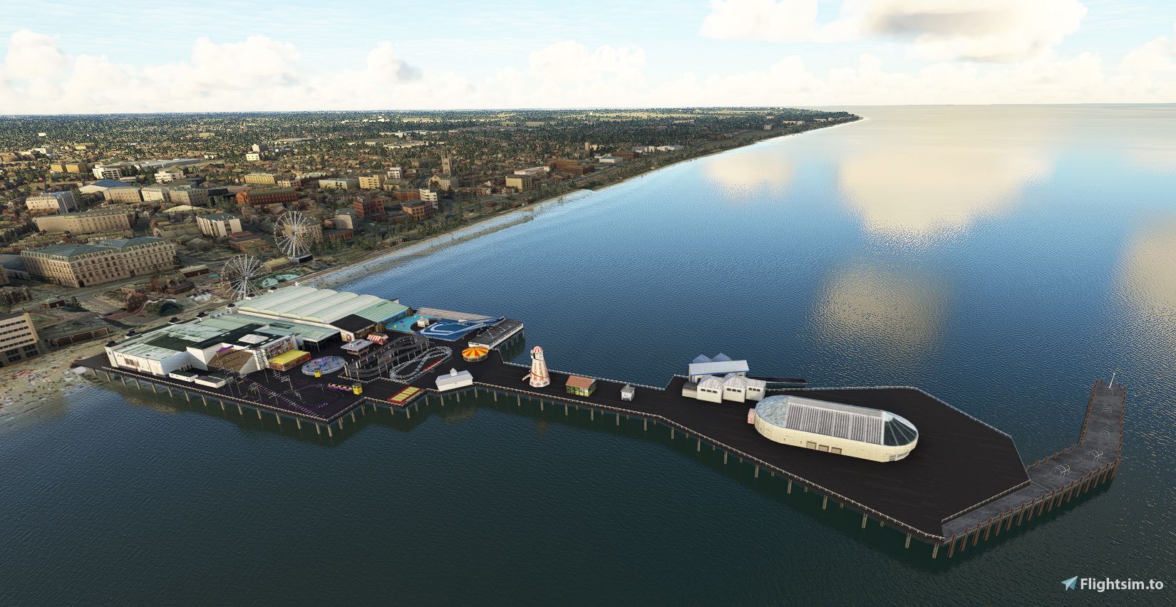 Clacton Pier, Clacton-onSea, Essex, England. Handcrafted for MSFS - Image 1