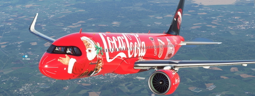 [A32NX] Coca Cola Christmas
