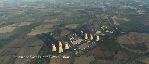 Cottam and West Burton Power Stations UK
