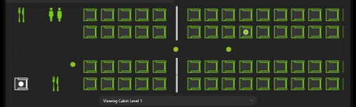 CRJ 1000 - PACX Cabin Layout 100 Seats