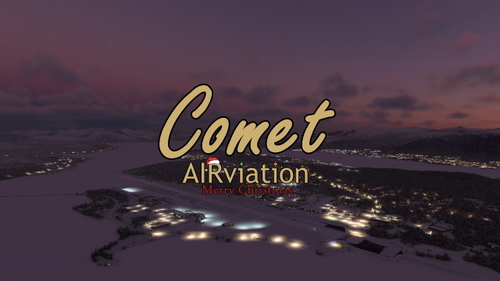 CRJ-700 AIRviation Comet Christmas Livery v0.1.0 [8K]