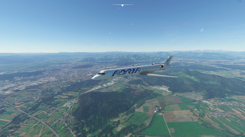 CRJ-900 ADRIA AIRWAYS S5-AAO (White nose)