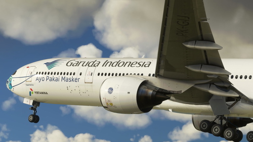CS 777-300 GARUDA (MASKER) | 8K
