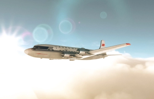 DC-6B Aeroflot Retro