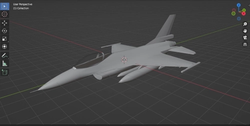 DCS F16 + D/I READY TO PAINT BLENDER