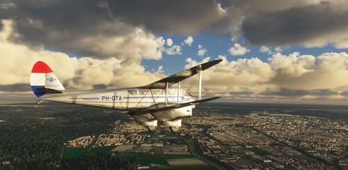 de Havilland DH-89 Dragon Rapide PH-OTA KLM Aerocarto