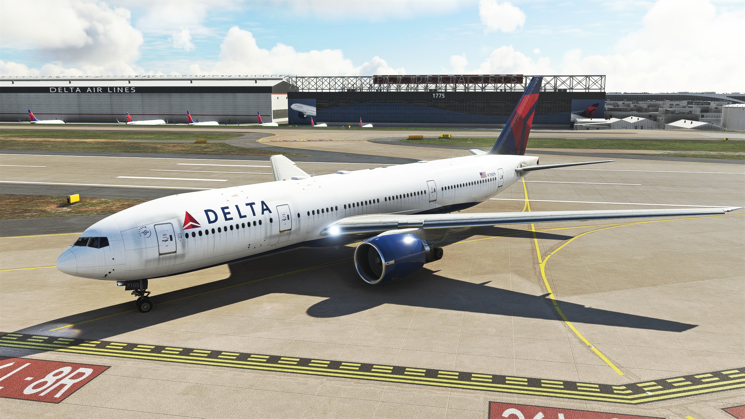 Delta Airlines (Dirty) - CS 772 - Image 1