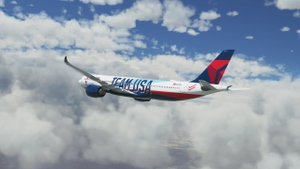 Delta "Team USA" [8K] - Headwind A330-900 thumbnail 2