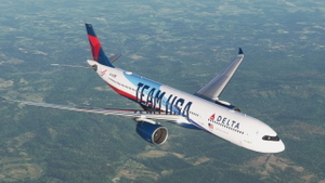 Delta "Team USA" [8K] - Headwind A330-900 thumbnail 1