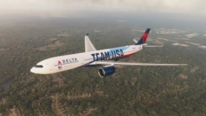 Delta "Team USA" [8K] - Headwind A330-900 thumbnail 3