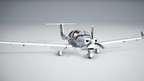 Diamond DA-40  УВАУ ГА 8k/3d REAL