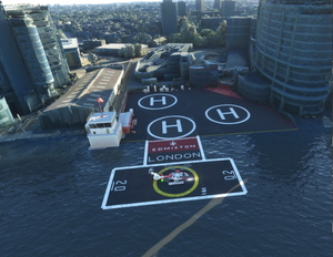 EGLW London Edmiston Heliport, England, UK. thumbnail 9