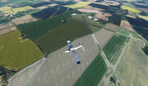 EGNW Wickenby Airfield, Langworth, Lincoln, Lincolnshire, England, UK. (Upgrade)