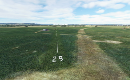 EGTI Tain Microlight Airstrip, Angus, Scotland, UK. Including RAF Tain Range control tower as POI.