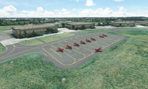 EGXP RAF Scampton, The Red Arrows (Formerly Home Base), Lincoln, Lincolnshire, England, UK. thumbnail 14