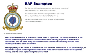 EGXP RAF Scampton, The Red Arrows (Formerly Home Base), Lincoln, Lincolnshire, England, UK. thumbnail 18
