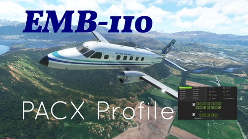 Embraer EMB-110 Bandeirante PACX Cabinlayout