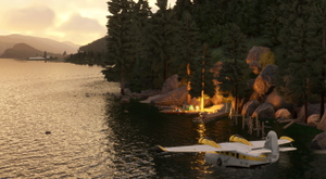 Excursion Inlet Cannary, Alaska - 'Runway Road' & Seaplane Bases thumbnail 2