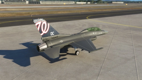 F-16D DC Air National Guard 113th Wing Nationals tail