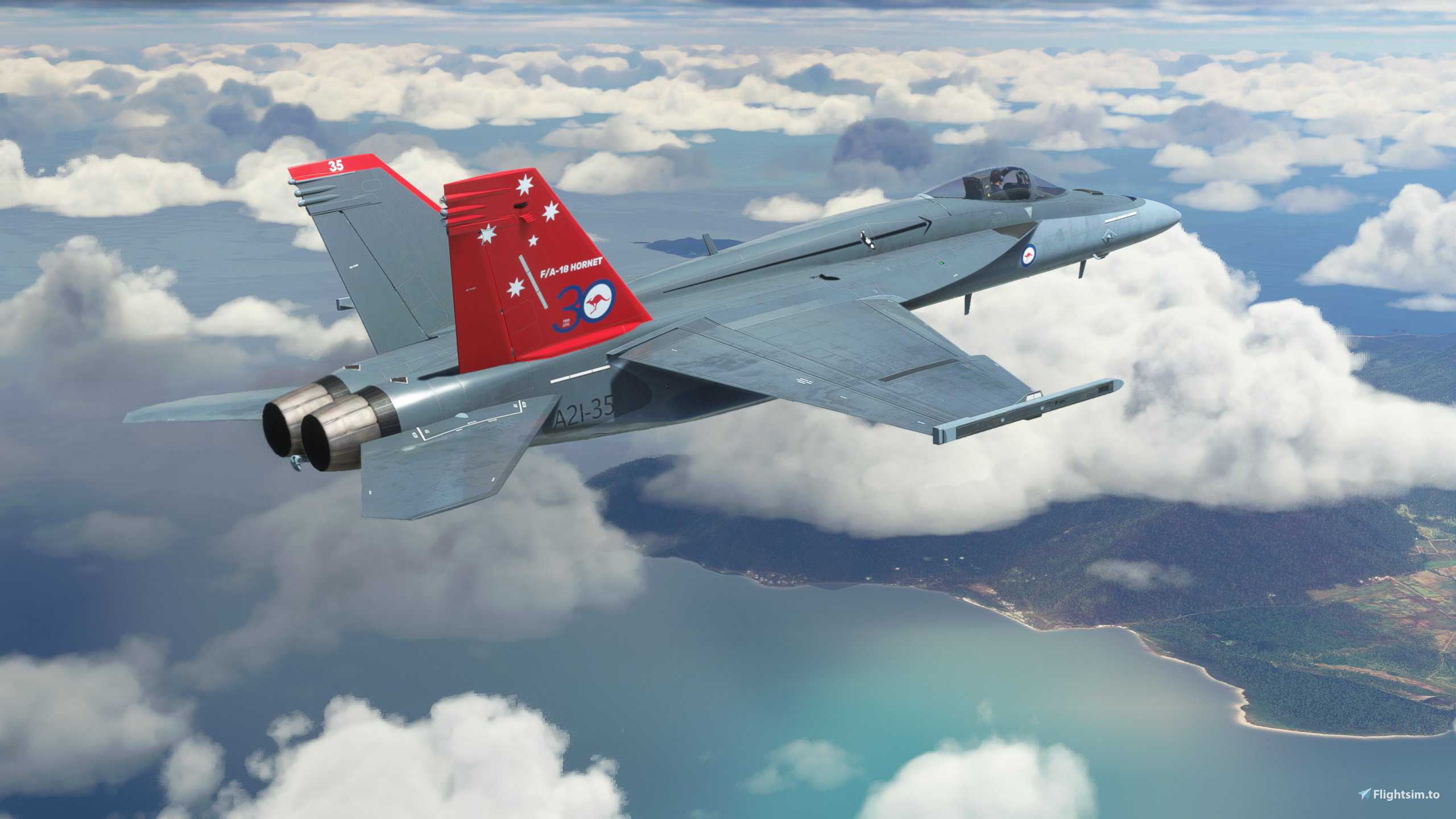 F/A-18E RAAF 75 Squadron, 30 years of RAAF Hornet operations - Image 1