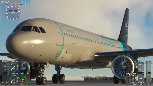 FBW A320nx Mercedes AMG Petronas Livery