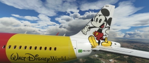 [A32NX] Fbw Azul Mickey Mouse nas Nuvens - PR-YSH thumbnail 1
