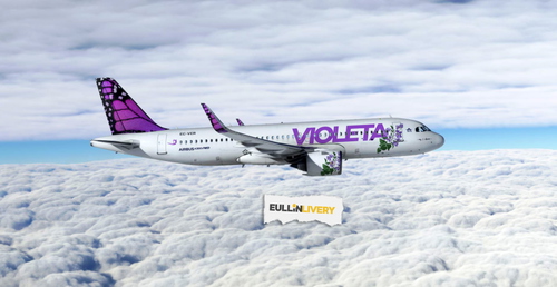 [A32NX] FlyByWire A320 neo "VIOLETA"  (Ficticia - Fictional)